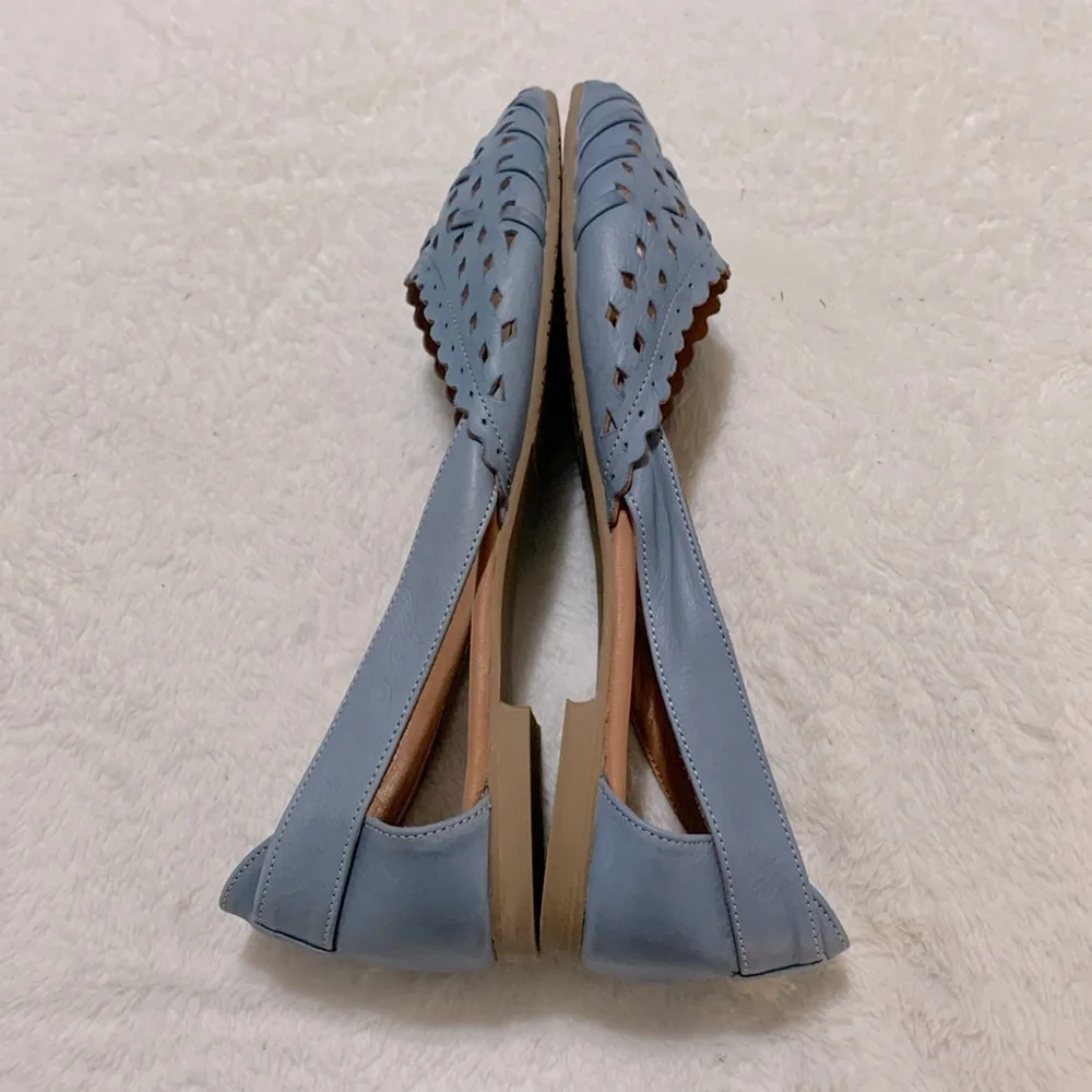 Spring Step Blue Flats - Picture 2 of 9